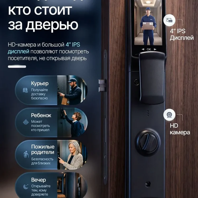 Умный дверной замок S1010 PREMIUM 4