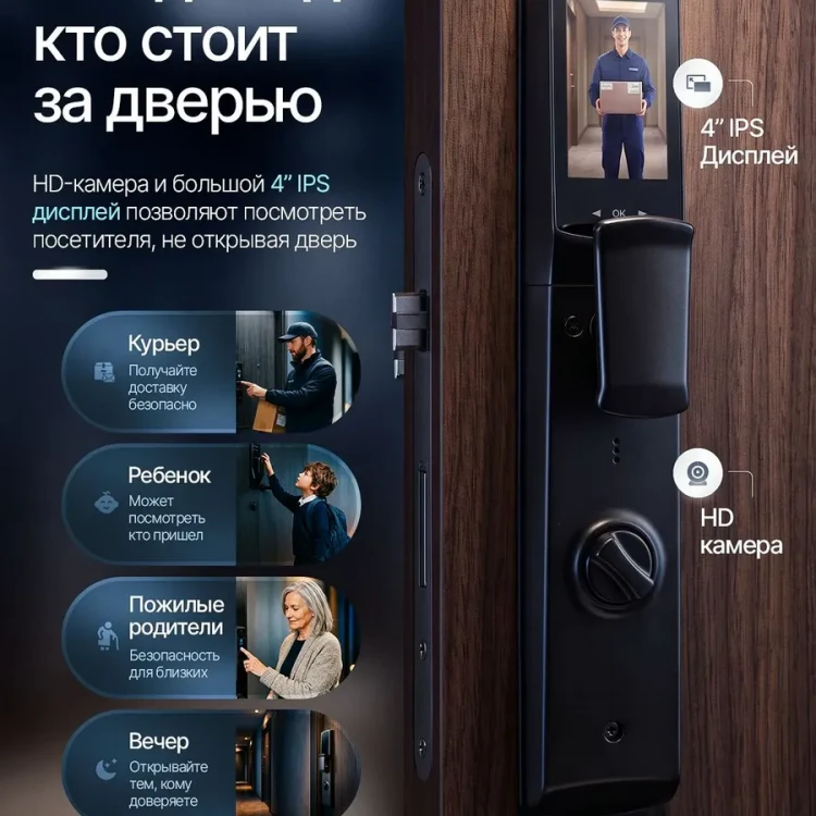 Умный дверной замок S1030 PREMIUM 3
